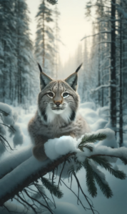 lynx in the wilderness